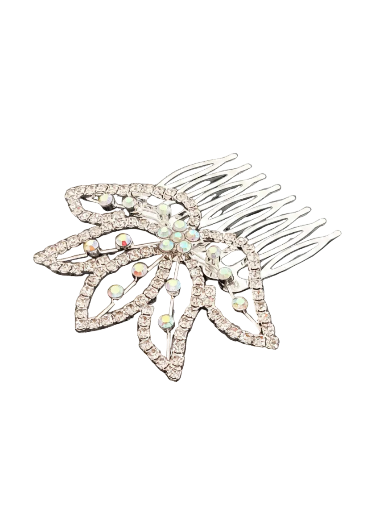 Leafy Crystal Hair Comb – CO0203