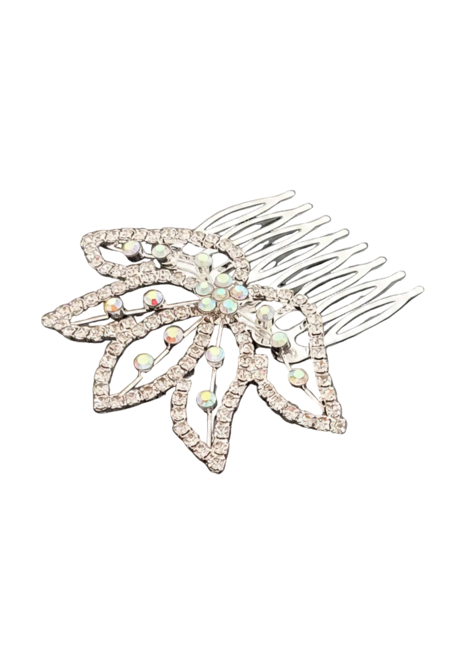 Leafy Crystal Hair Comb – CO0203