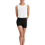 Twist Back Tee white front view