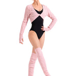 Cable Legwarmer Candy Pink