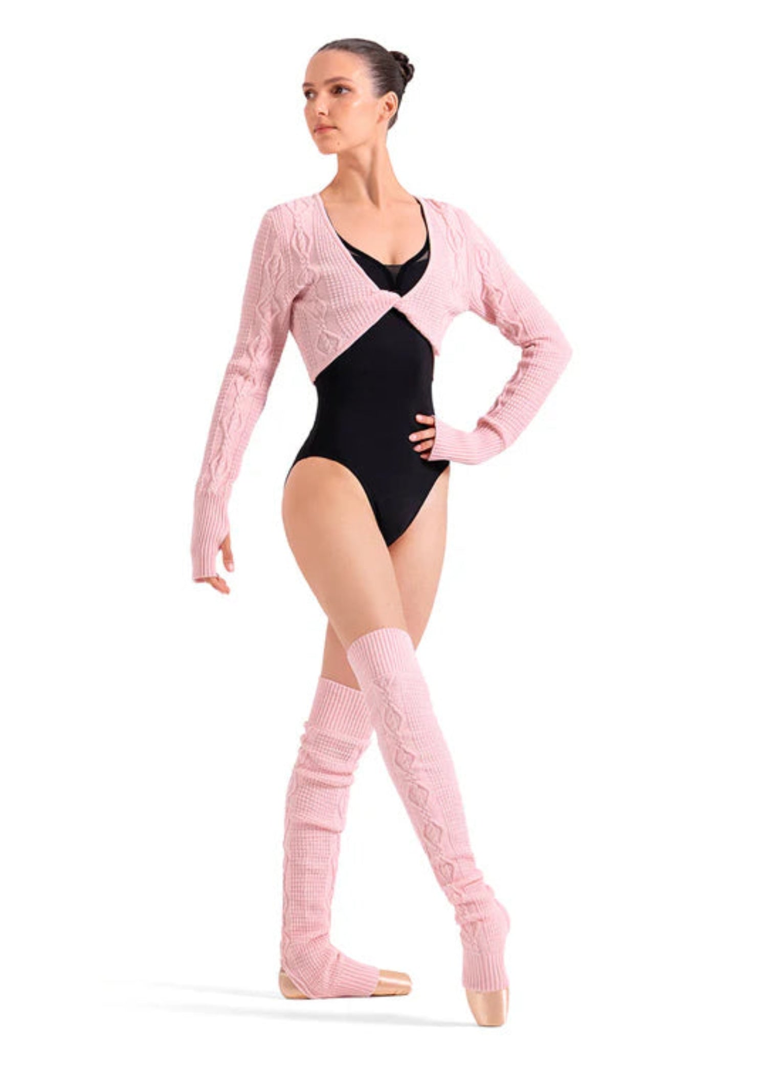 Cable Legwarmer Candy Pink