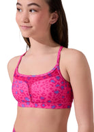 Cadence Bra Fuchsia Purple front view