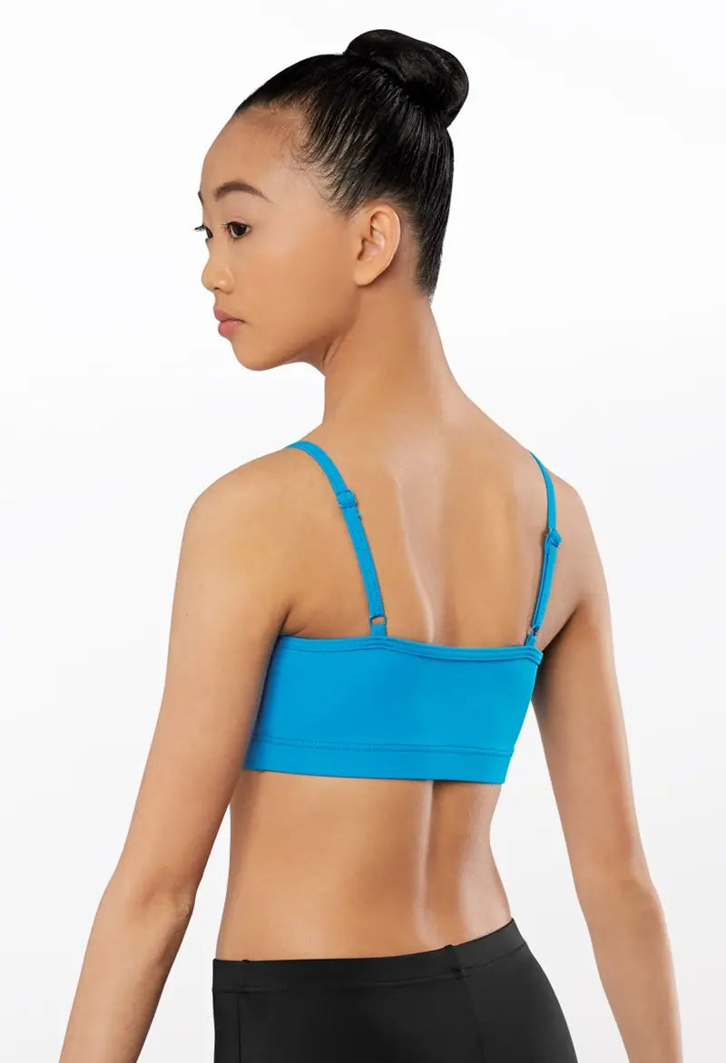 Cami Bra Top Blue back view