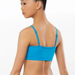 Cami Bra Top Blue back view