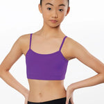 Cami Bra Top Purple front view