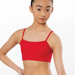 Cami Bra Top Red front view