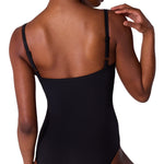 Camisole Leotard Black back view