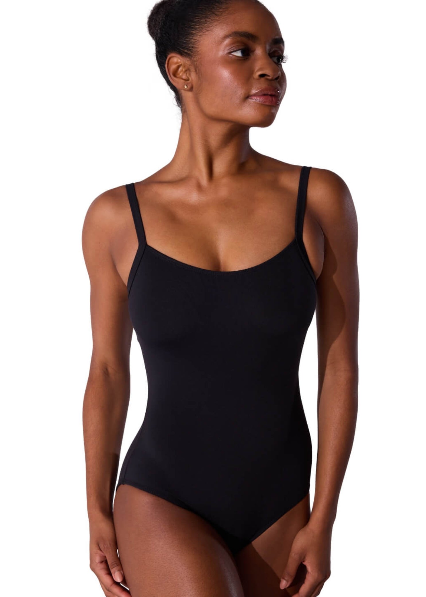 Camisole Leotard Black front view