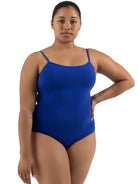 Camisole Leotard Royal front view