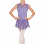 Cap Sleeve Dress Lilac front view