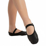 Luna Leather Ballet Shoe Black lifestyle view