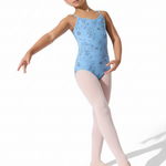Castle Sky Leotard Light Blue front view