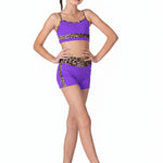 Cheetahlicious Top Purple front view