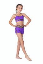 Cheetahlicious Top Purple front view