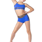 Cheetahlicious Top Blue front view