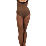 Clear Strap Body Tight Coffee back view