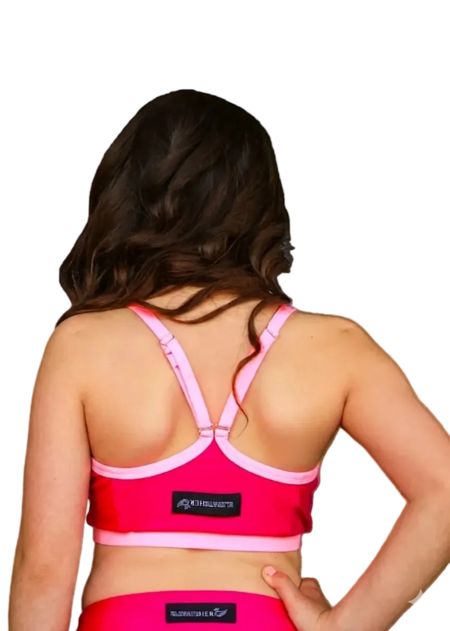 Contour Cami Top Mulberry Light Pink back view