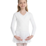 Wrap Sweater White front view