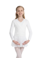 Wrap Sweater White front view