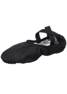 Bliss Split Sole Canvas Ballet Shoe Black