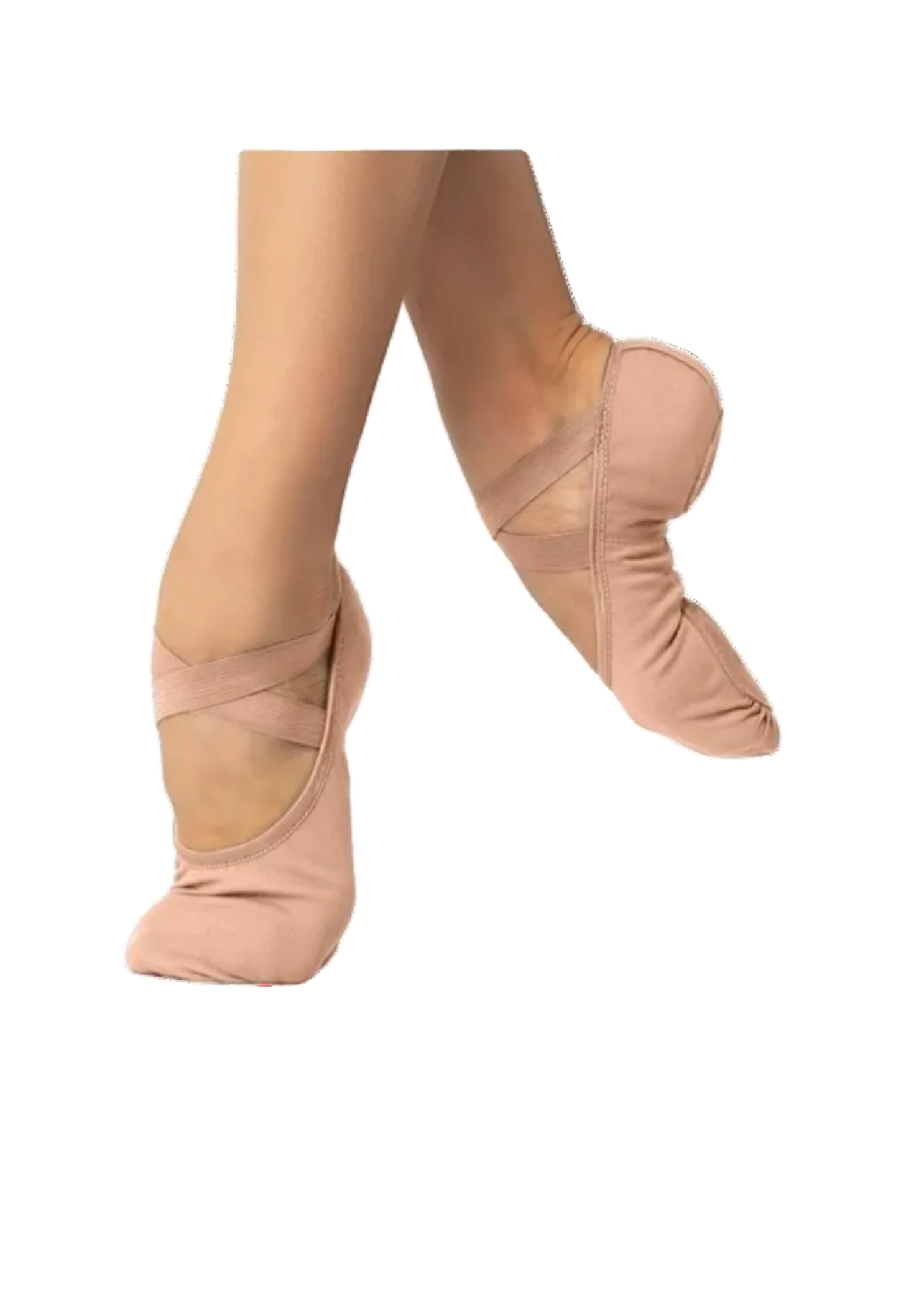 Bliss Split Sole Canvas Ballet Shoe Sand