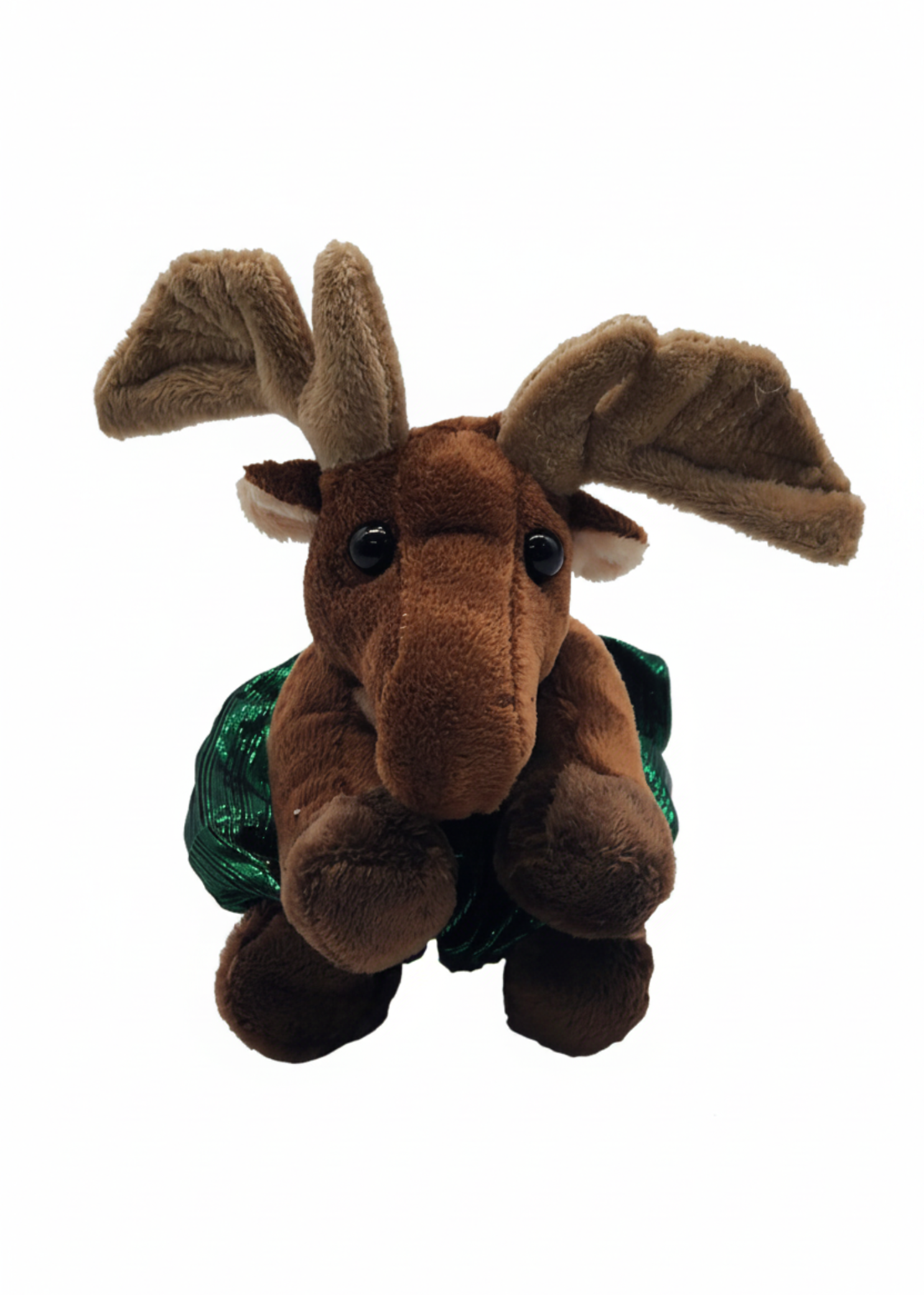 5-inch bean-weighted plush moose with soft fabric and tutu twister