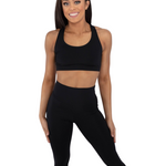 Racer Back Bra Top front view