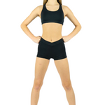 V-Waist Short front view