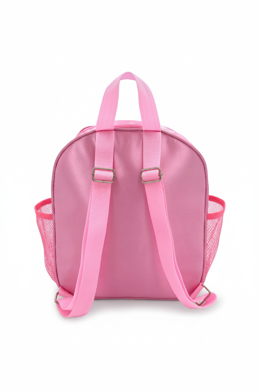 Faux Fur Dance Backpack back view