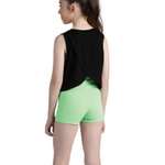 Live Love Dance Tank black green back view