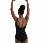Étoile Wide Strap Leotard Black back view