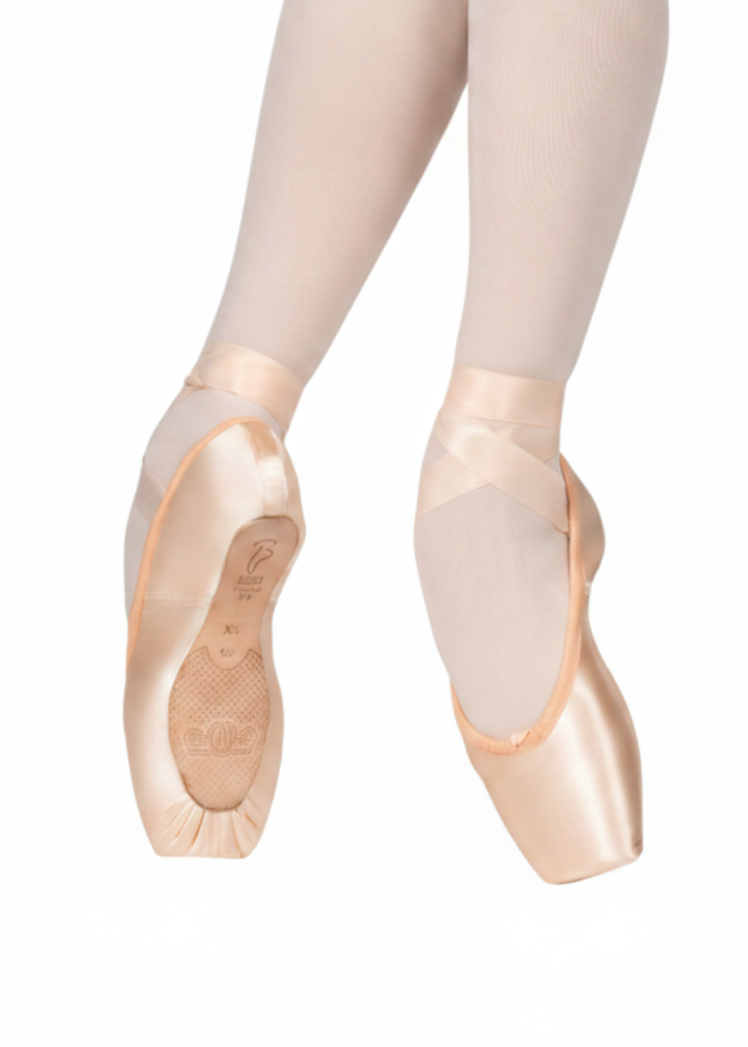 Flexus K2 Pointe Shoe bottom and top view