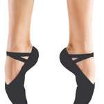 Bert Canvas Ballet Shoe Black lifestyle view