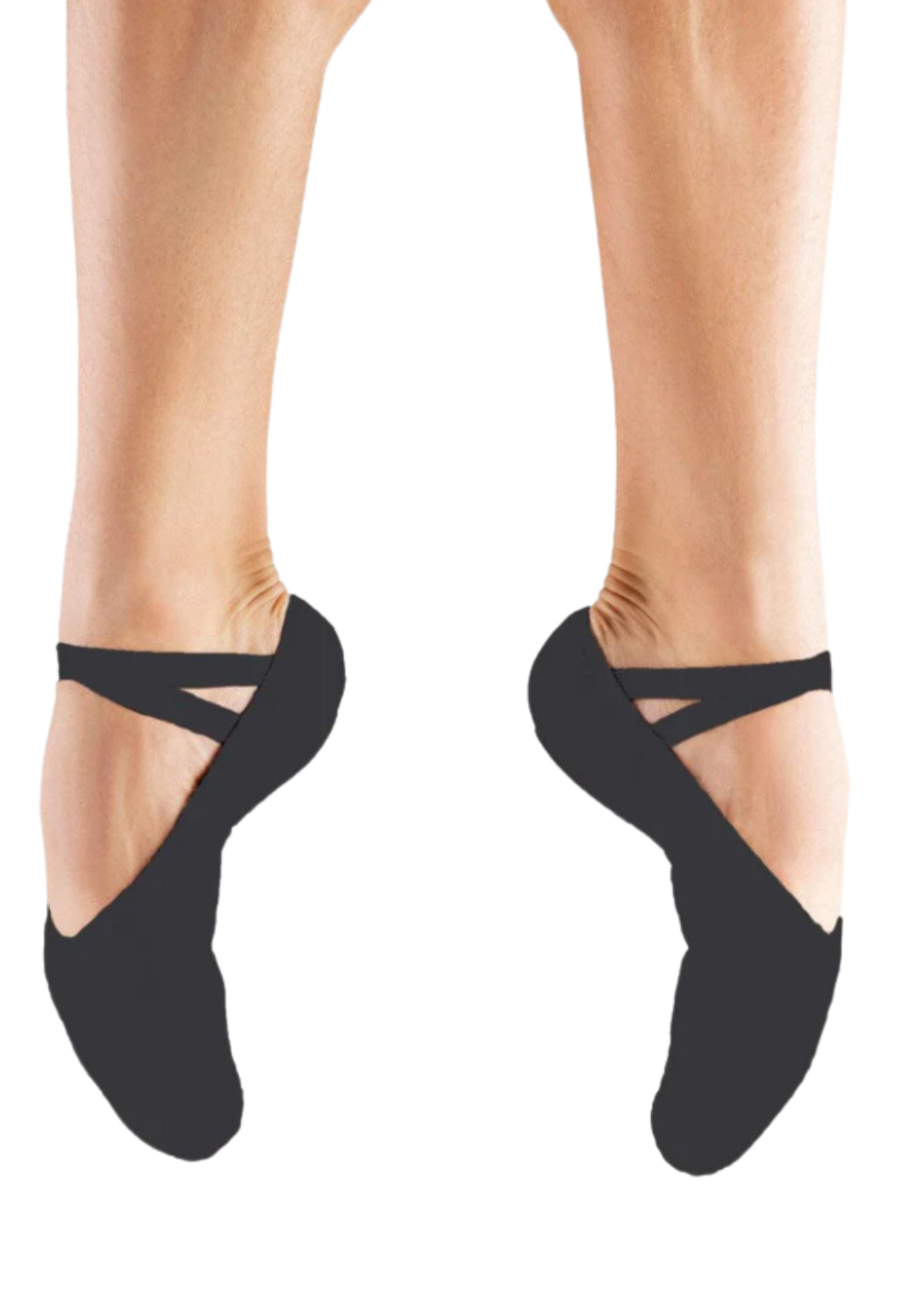 Bert Canvas Ballet Shoe Black lifestyle view