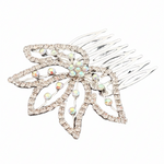 Leafy Crystal Hair Comb – CO0203