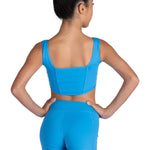 Corset Tank Top Caribbean Pop back view