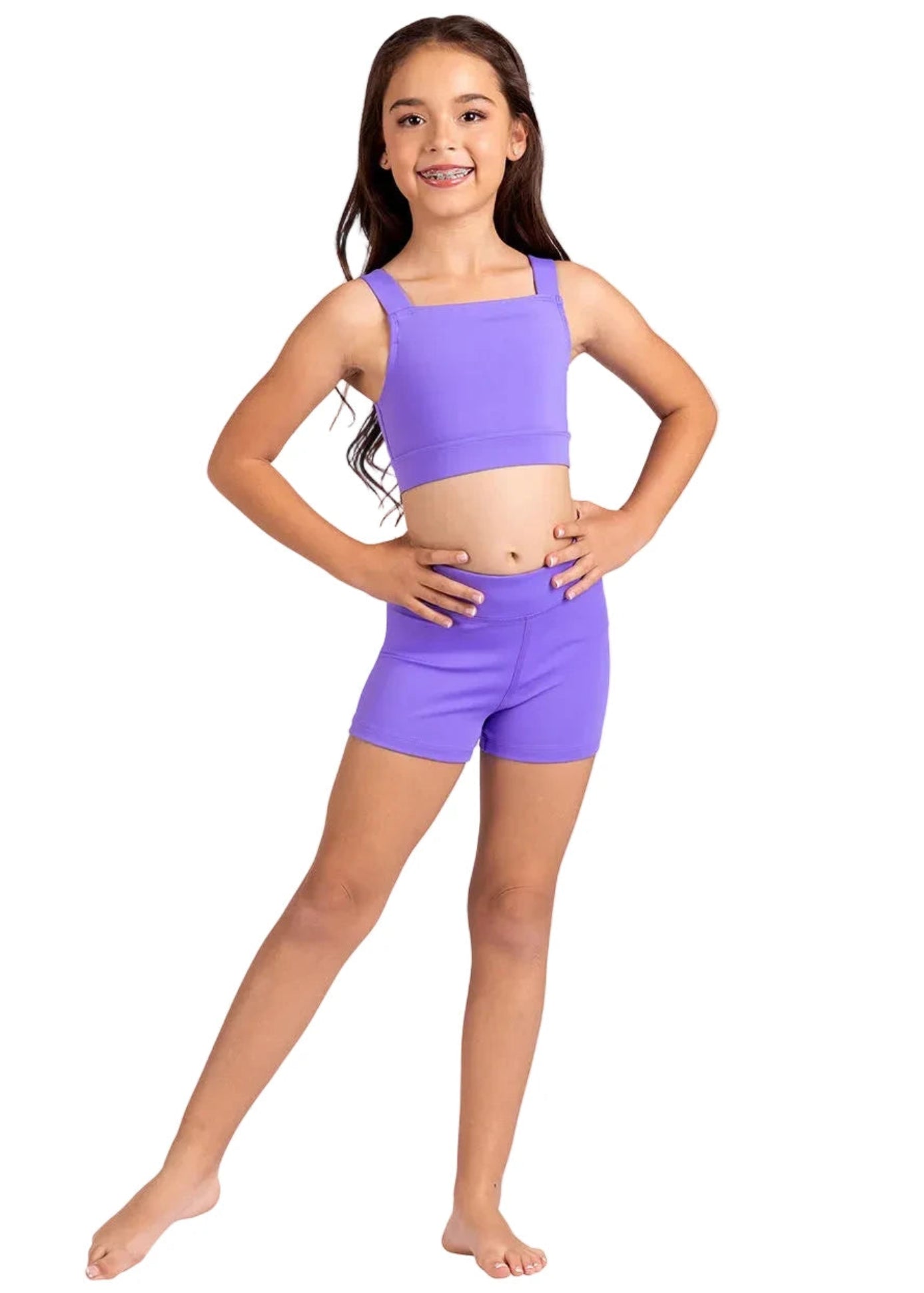 Coty Top Bright Lavender front view