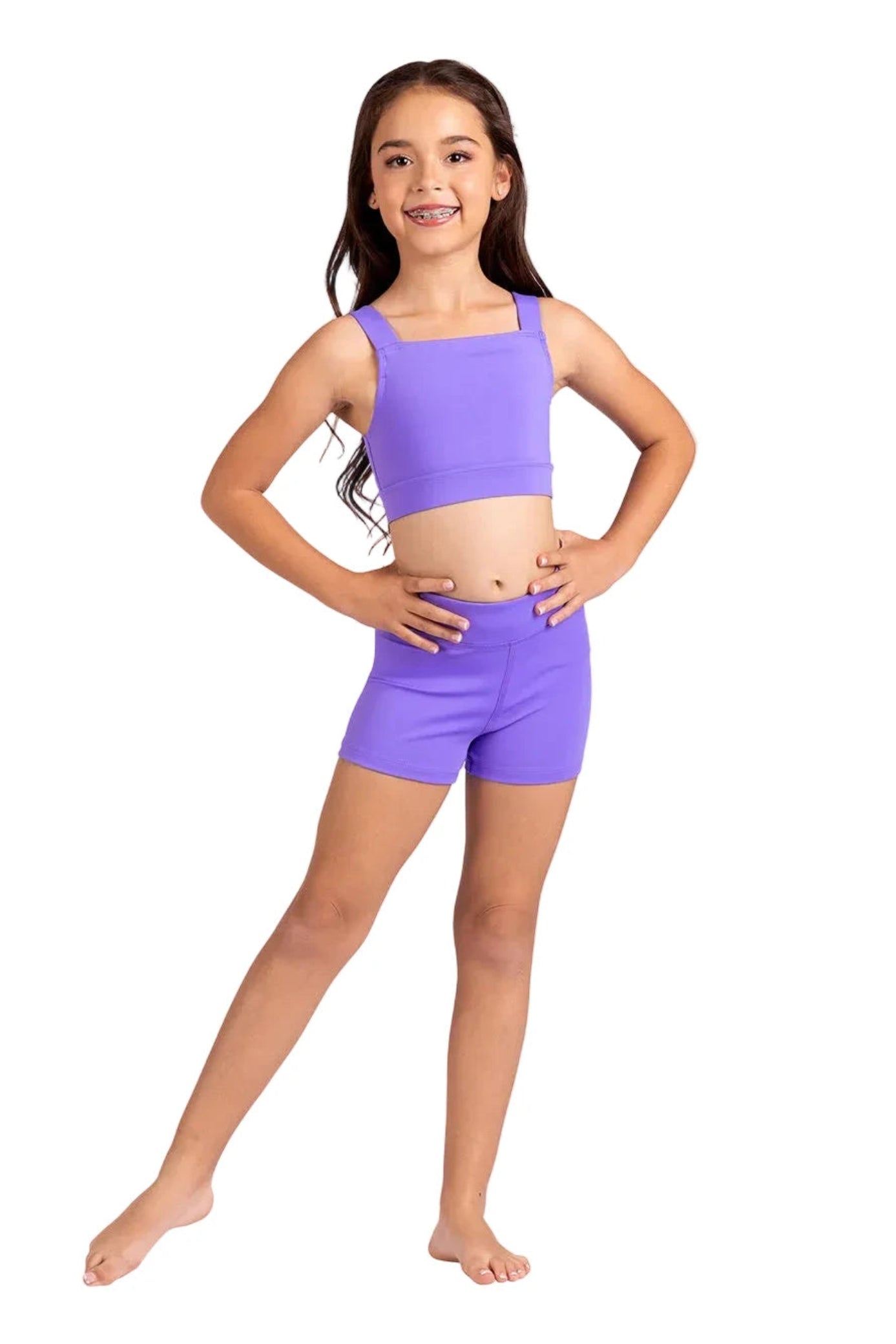 Coty Top Bright Lavender front view
