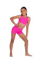 Coty Top Neon Pink front view