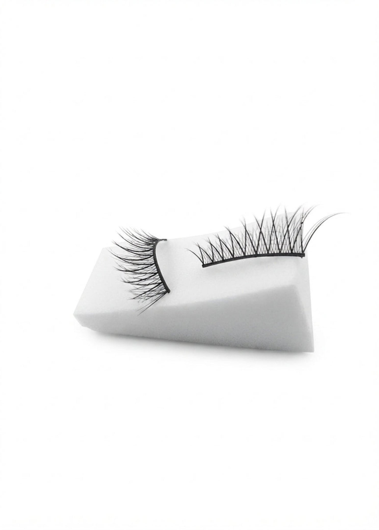 FH2 Criss Cross Lashes, left side view showing soft criss-cross pattern and lightweight profile