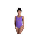 Crossover Tank Leotard Bright Lavender front view