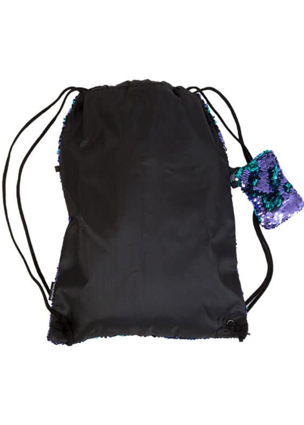 Mermaid Bag purple back view