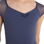 Daisy Cap Sleeve Leotard Crown Blue detail view