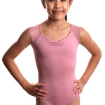 Daisy Cap Sleeve Leotard Lilas front view
