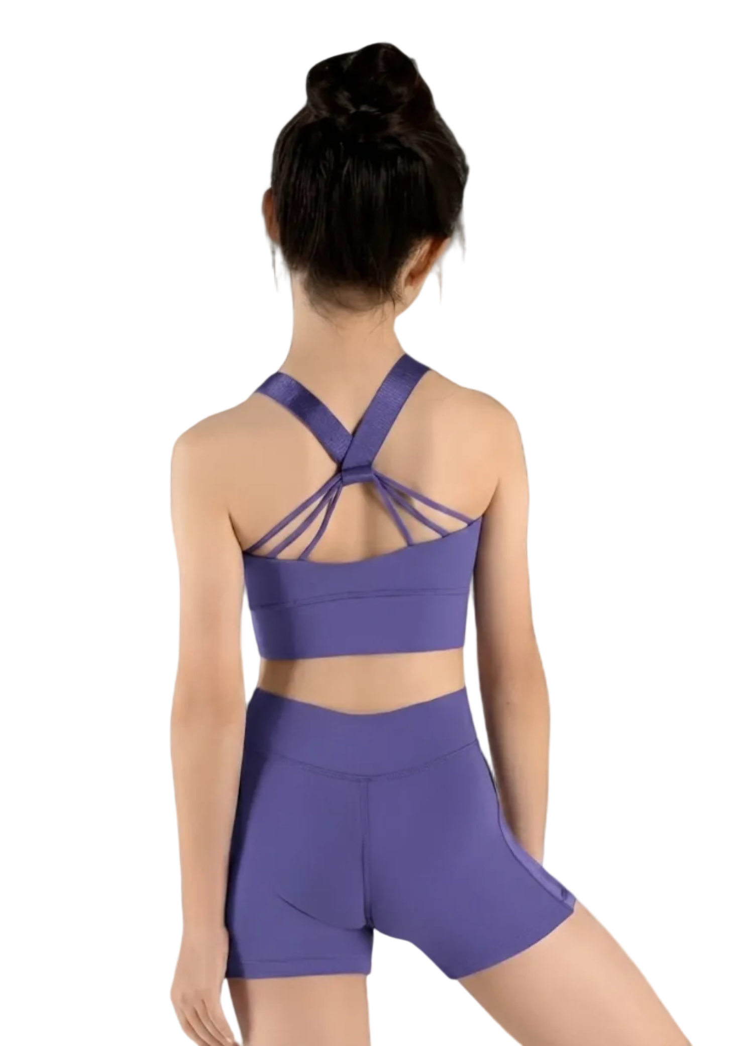 Daisy Waist Short Tanzanite back view