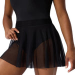 Damask Skirt Black front view