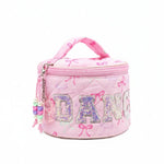 Dance Bow Round Glam Bag Pink side view