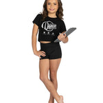 Dance Influencer Tee Black front view