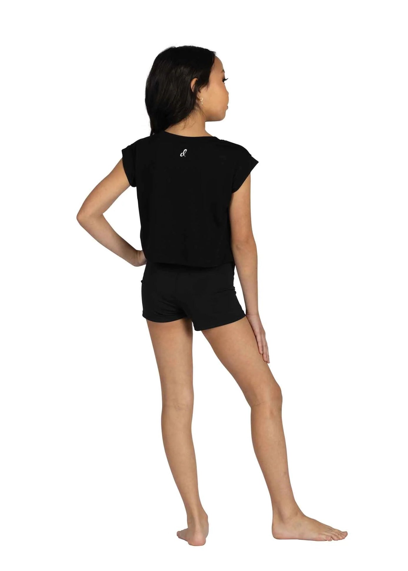 Dance Foil Tee Black back view