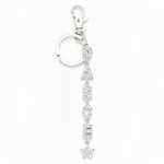 Dance Word Keychain Crystal front view